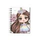 A6 Hard Cover Spiral Note Book Unibook Design A6-03