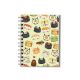 A6 Hard Cover Spiral Note Book Unibook Design A6-07
