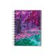 A6 Hard Cover Spiral Note Book Unibook Design A6-08