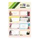 Name Label 2 sheets 16 Labels - 18