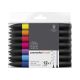 Winsor & Newton ProMarker Brush Set, 12 Count, Vibrant Tones