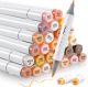 Ohuhu Honolulu B Series, 36 Skin Tones, Dual Tips (Brush & Fine), Alcohol Art Markers