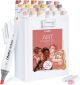 Ohuhu Kaala Slim Series, 24 Skin Tone Colors, Dual Tips (Slim Broad & Fine), Alcohol Art Marker