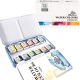 Phoenix Phoenix Watercolor Paint Set Half Pan 12 Colors