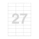 Agipa 27 Labels 70 X 31mm A4