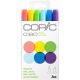 Copic Ciao Marker Set - 6 Colors - Bright 3607