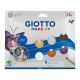 Gio Makeup Metal Set - 6 Vibrant Face Paints in 5ml Tubes
