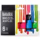 Liquitex BASICS Acrylic Paint Set, 6 x 22ml - Fluorescent