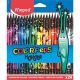 Maped Color Pencils Black Monster 24 colors