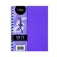 Hard Plastic Cover 5 Subject A5 Book UNIBOOK - Purple