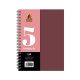 University Book 5 Subjects - A4 Maroon