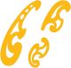 French Curve Set of 3 - Orange Color FCO3 Isomars