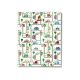 دفتر ملاحظات 60 ورقة بخطوط مربعة - غلاف من PVC - 22 × 16 سم - 02