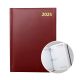 2025 A5 Foam Padded Maroon Hard Case Diary - SAT/SUN Edition